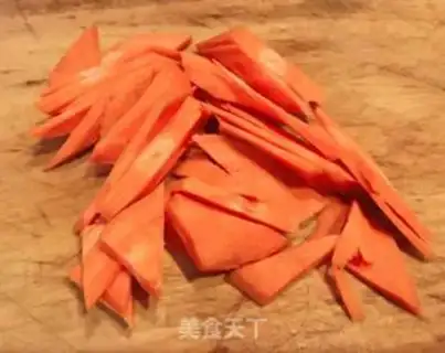 Make Five flowers for duck blood step 2