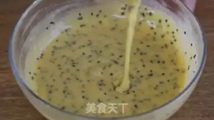 Make Souffle corn sesame egg rolls step 3