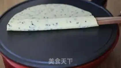 Make Souffle corn sesame egg rolls step 5