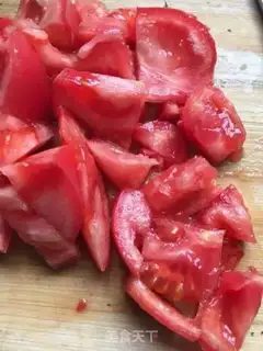 Make Tomato gravy meatball spinach noodles step 12