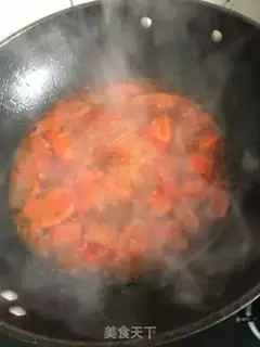 Make Tomato gravy meatball spinach noodles step 16