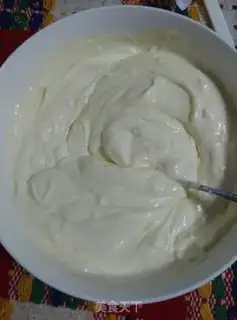 Make Rainbow ice cream step 1