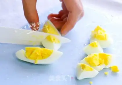 Make White egg corn salad step 2