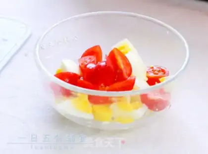 Make White egg corn salad step 3