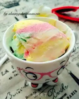 Make Rainbow ice cream step 6