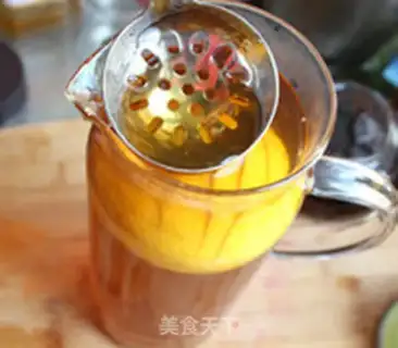 Make A lemon tea step 9
