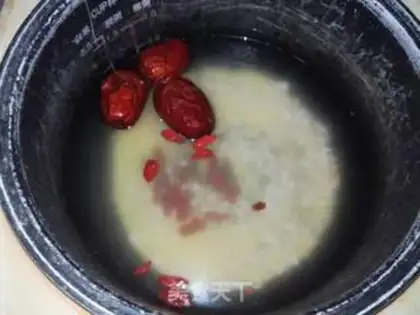 Make Porridge of rice oatmeal dates step 2
