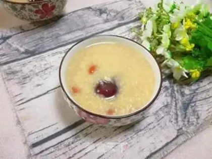 Make Porridge of rice oatmeal dates step 5
