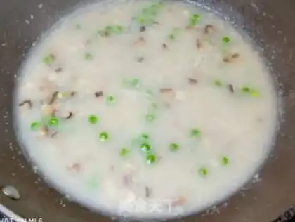 Make Green bean mushroom oatmeal step 2