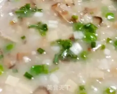 Make Green bean mushroom oatmeal step 3