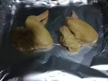 Make Hot roasted chicken with wings step 5