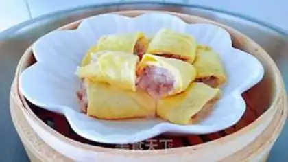 Make Steam shrimp rolls step 11