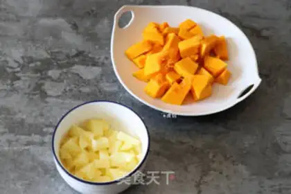 Make Pumpkin potato soup step 1