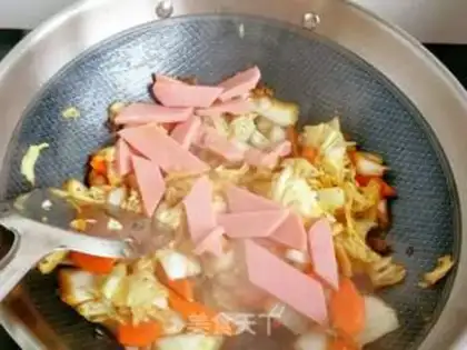Make Meat and ham step 5