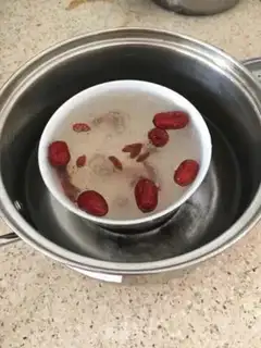Make ♪ Swallow with red dates ♪ step 4