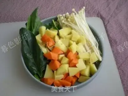 Make Vegetable soup step 1