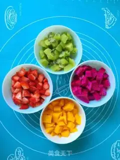 Make Fruit birthday cake step 0