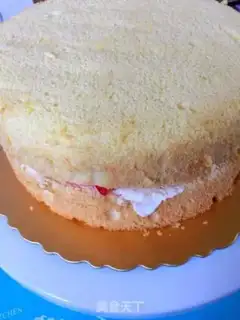 Make Fruit birthday cake step 5