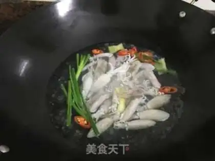 Make Burning little squid step 3