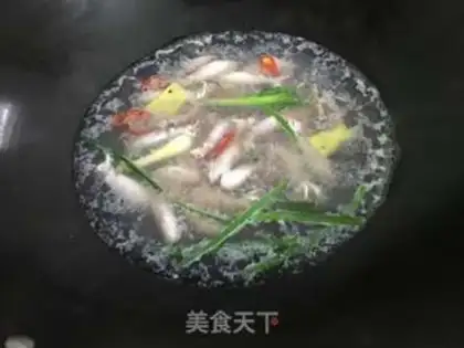 Make Burning little squid step 4