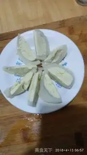 Make Garlic sprouts of goose eggs step 4