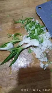 Make Garlic sprouts of goose eggs step 5