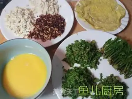 Make A tofu egg roll step 6