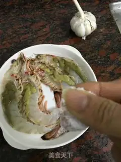 Make Garlic shrimp step 1