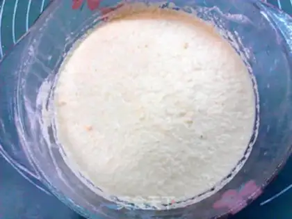 Make Vanilla Farov magic cake step 8