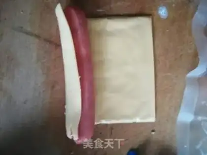 Make Red cheese ham step 1