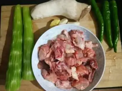 Make Fung mushroom fried chicken step 0