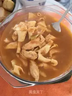 Make Soccer sauce and chicken tofu step 4