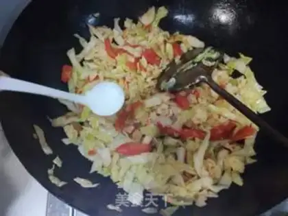 Make Tomato and cabbage step 7