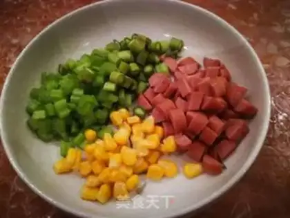 Make Egg fried rice step 0