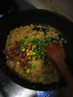 Make Egg fried rice step 4