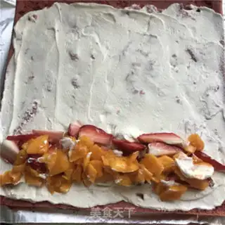 Make Red velvet cake rolls step 11
