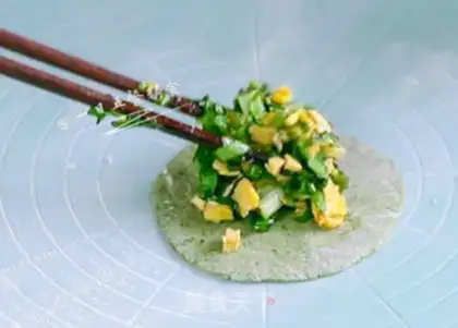Make Vegetable leaves step 6