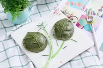 Make Vegetable leaves step 9