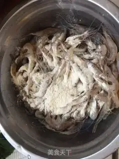 Make Souffle shrimp step 1