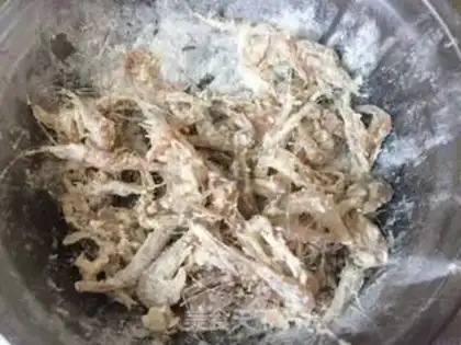 Make Souffle shrimp step 2