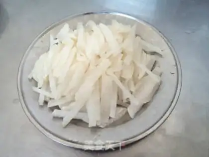 Make Pire radish step 1