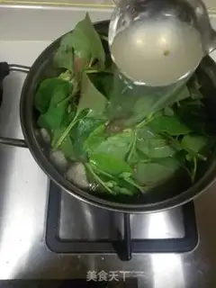 Make Fish weed meatball soup step 4