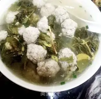 Make Fish weed meatball soup step 6