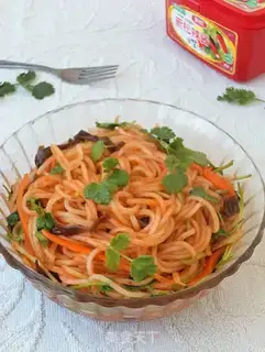 Make Spicy potato powder step 13