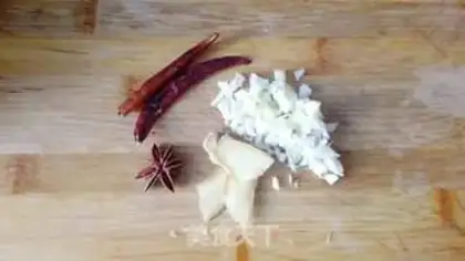 Make Soy sauce and radish step 1
