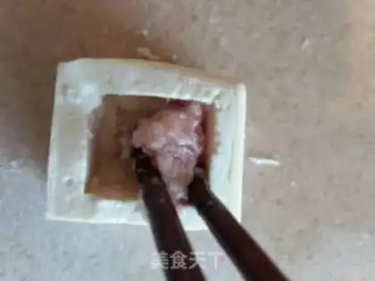Make Tofu shrimp step 1