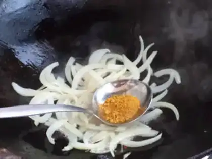 Make Curry and curry step 4