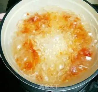 Make Peach and cream tea step 2