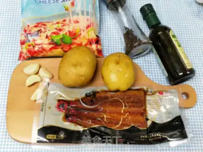 Make Eel organ potatoes step 0