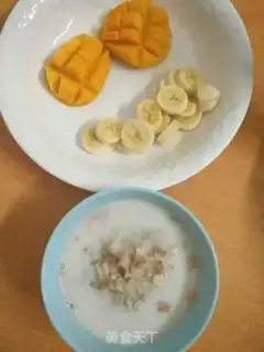 Make Milk oatmeal step 2
